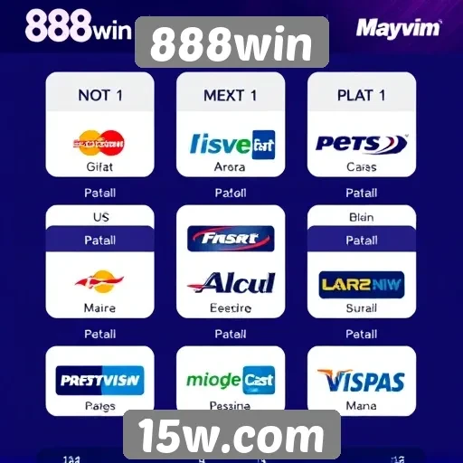 Métodos de pagamento disponíveis no 888win